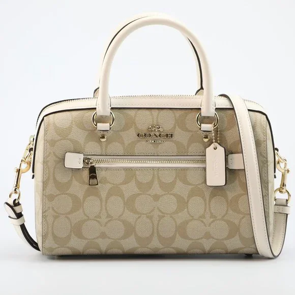Coach Signature Rowan Satchel Crossbody - Picture 1 of 4